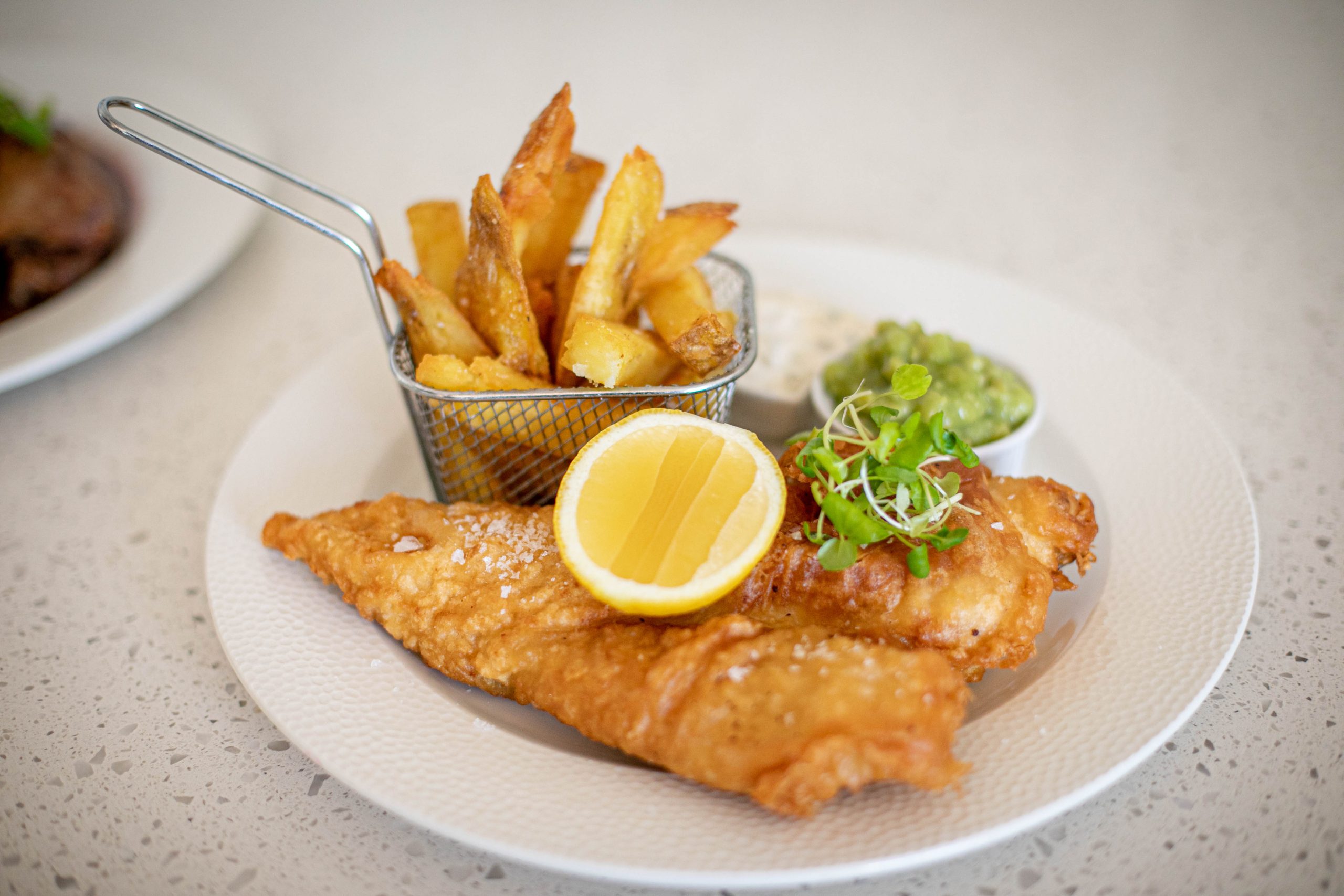 Recommended Eats Feature at the Captains Table, Keppel's Head Hotel, Portsmouth on Monday 15th January 2023Pictured: Fish and chips
Picture: Habibur Rahman